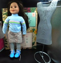 18'' TARYN MAPLEA BRUNETTE ORIGINAL DOLL BROWN EYES, JOURNAL, BOX